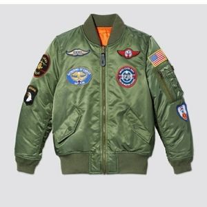 Alpha Industries Bomber with Patches